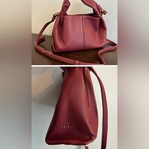 Polène Numéro Neuf Mini Bag Purse textured leather Spain Polene logo crooked